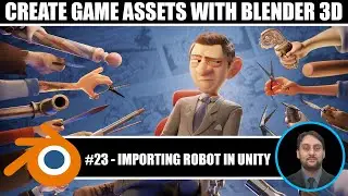 Blender Game Assets Modeling Course For Unity Game Engine | #23 Importing Models In Unity