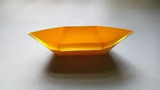 How To Make A Paper Boat(Canoe) - Origami Canoe tutorial