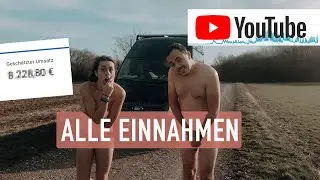 WIR ZEIGEN ALLES 😱 UNSERE YOUTUBE Einnahmen (2023) + Instagram & Blog | Unterwegs Geld verdienen
