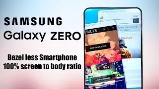 Samsung Galaxy Zero - Selfie Camera & Sensors Hidden Behind Display