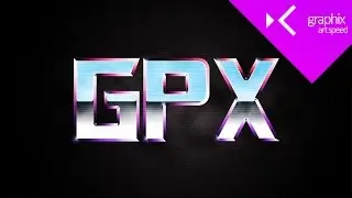 Epic 80's Metal Text Effect - Art Speed Graphic Design | Photoshop CC 2015 | Graphix TV