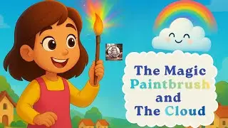 The Magic Paintbrush and The Cloud🌈~3D Animated Moral Story for Kids 