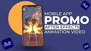 Mobile App Promo Animation in After Effects || GrafiXer Bro 