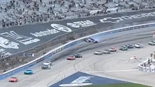 Denny Hamlin Crash from the stands - NASCAR Cup Series at Texas 2024