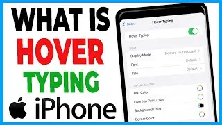 what is hover typing in iphone || iphone me hover typing kaise kare || what is hover typing ios 18