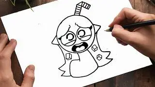 How To Draw Aqua (Incredibox Sprunki OC) | Step-by-Step Animated Drawing Tutorial