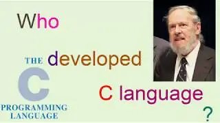Who developed C language ?