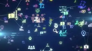 connected business and finance networks for commercial activity SBV HD