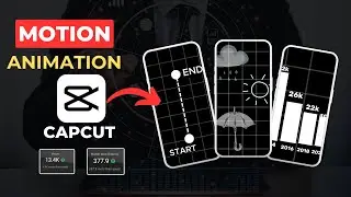 How to Create TRENDING Motion Graphic Animation in CapCut|  Viral Motion graphics animation capcut