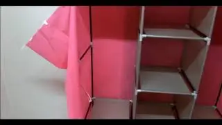 Складной каркасный тканевый шкаф STORAGE WARDROBE