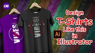 How to T-Shirt Design in Illustrator/Screen print design #tshirtdesign #teeshirts #typography #print