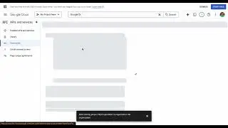 Enable Google Drive API and set service account.