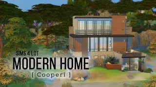 Cooperi Modern Home | Sims 4 [NO CC] lot tour | #bbdarlingO8S