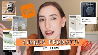 CINQUE PRODOTTI VIRALI TEMU CHE DEVI AVERE ASSOLUTAMENTE!! *quasi gratis* 📦
