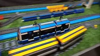 Motorized Lego tram test power functions 2.0