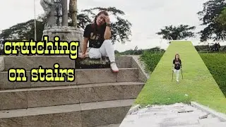 crutching on stairs | oneleggedsurvivor