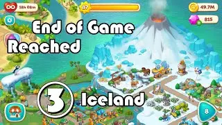 Wildscapes Walkthrough Gameplay -  Unlocking All Animals - Iceland - Part 3 - Match 3 Mobile Games