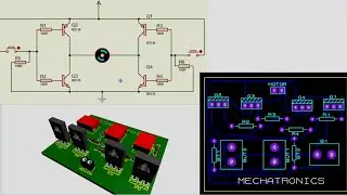 PROTEUS | TRANSİSTÖR || DC MOTOR YÖN KONTROLÜ || 