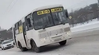 поездка на автобусе паз 320540-12 ( 2018 г.в ). к921ех774, маршрут 40