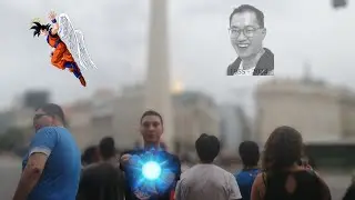 FUI AL OBELISCO PARA EL HOMENAJE A AKIRA TORIYAMA