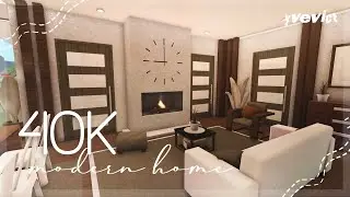 40K BUDGET ONE-STORY MODERN HOME (NO-GAMEPASS) | BLOXBURG HOUSE BUILD