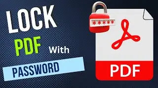 How To Add Password To PDF | How To Password Protect a PDF File Without Software | পিডিএফ লক করুন |
