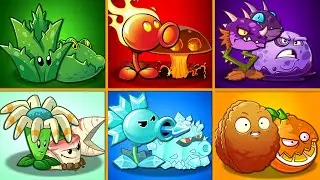 Plants Vs Zombies 2 | Team RANDOM Plants Power-Up! vs Deep Sea Gargantuar (PVZ2)