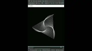 Amazing black and white spiral #shorts #pythonprojects #pythontutorial #python