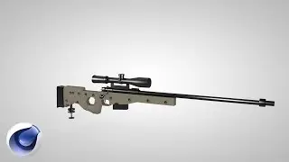 Простое полигональное моделирование AWP в Cinema 4D r15.