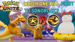 fire blast vs flare blitz who kill snorlax first? | Pokemon unite
