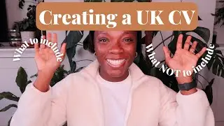 CREATING A CV IN THE UK? WATCH THIS