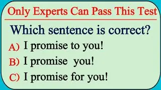 Mixed English Grammar Test 🌟  Test Your English skills