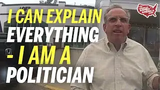 Senator caught vandalizing car with "Biden Sucks" bumper sticker