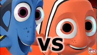 Dory vs Nemo sarlacc pit arena fight Disney Infinity toy box