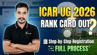 ICAR UG 2026 Rank Card Registration Started? Full Process Step by Step