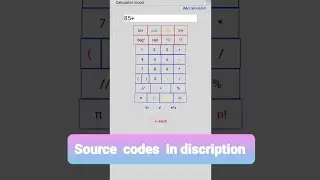 Making calculator python tkinter GUI Short | android | 