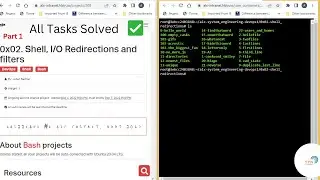 0x02  Shell, I O REDIRECTION  Part 1  All Tasks Solved