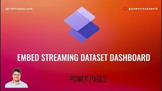 How to embed streaming dataset dashboard in Microsoft Power Pages Site?
