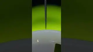 The sound of a fluorescent line being cut 