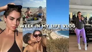a week in my life as 25 year old mommy of 3♡ family beach day, fave mom hacks, and more!