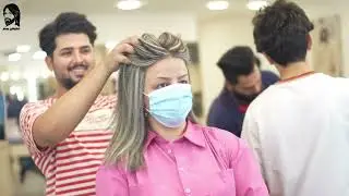 اجمل اصباغ وتخصيل والوان من كادر  صالون الكوافير بسام