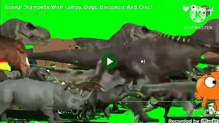The Biggiest Animals Stampede Green Screen