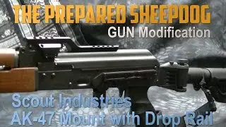 Scout Industries AK-47 SKS Scout Mount with Drop Rail - Gun Modification