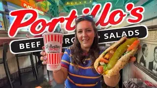 PORTILLO’S HOTDOGS! Why This Place is SO GOOD! Chili Cheese Dogs, Chicago Dogs, Chocolate Cake +MORE
