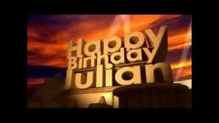 Happy Birthday Julian