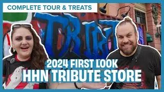 Halloween Horror Nights 2024 Tribute Store Full Tour! Theme, Merch, and Treats!