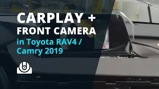CarPlay and Front Camera in Toyota Camry, RAV4 2019 - Tech Reports (RU with EN subs)