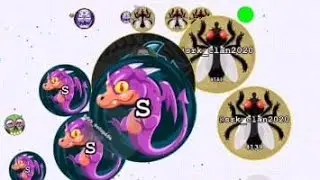 Agar.io - INSANE Duo Takeover! Uncut Gameplay ft SRK CLAN
