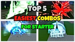 TOP 5 EASIEST STARTER COMBOS... | Blox Fruits