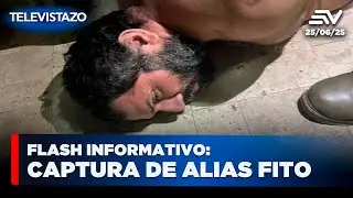 Alias ​​Fito is captured in Manabí - News Flash | Televistazo | Ecuavisa